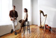 The Peterborough Symphony Orchestra (PSO) is inviting three Canadian soloists to join them at the Emmanuel United Church in Peterborough on May 24, 2025 for "Step into the Light", the final concert of the 2024-25 season. Duo harpist Valérie Milot and cellist Stéphane Tétreault (pictured) will join the PSO for Kelly-Marie Murphy's award-winning Double Concerto, while soprano Christina Raphaëlle Haldane will be joining the orchestra for Gustav Mahler's Fourth Symphony. (Publicity photo)