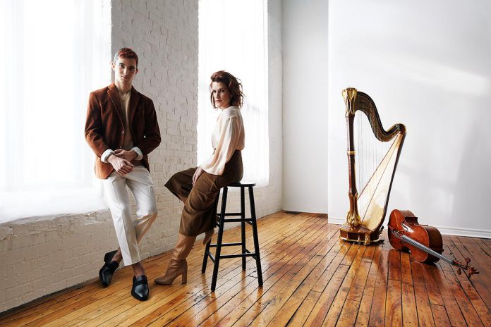 The Peterborough Symphony Orchestra (PSO) is inviting three Canadian soloists to join them at the Emmanuel United Church in Peterborough on May 24, 2025 for "Step into the Light", the final concert of the 2024-25 season. Duo harpist Valérie Milot and cellist Stéphane Tétreault (pictured) will join the PSO for Kelly-Marie Murphy's award-winning Double Concerto, while soprano Christina Raphaëlle Haldane will be joining the orchestra for Gustav Mahler's Fourth Symphony. (Publicity photo) The Peterborough Symphony Orchestra (PSO) is inviting three Canadian soloists to join them at the Emmanuel United Church in Peterborough on May 24, 2025 for "Step into the Light", the final concert of the 2024-25 season. Duo harpist Valérie Milot and cellist Stéphane Tétreault (pictured) will join the PSO for Kelly-Marie Murphy's award-winning Double Concerto, while soprano Christina Raphaëlle Haldane will be joining the orchestra for Gustav Mahler's Fourth Symphony. (Publicity photo)