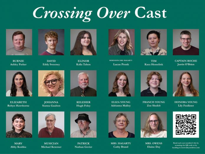 The main cast of Trent Valley Archives Theatre's play "Crossing Over". (Graphic/photos courtesy of Trent Valley Archives Theatre)