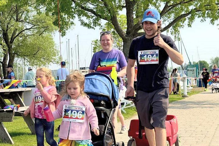 The YMCA Northumberland is kicking off Pride month with its annual "Rainbow Run" in Cobourg on June 1, 2025. The 2.5 or five-kilometre run/walk that goes along the waterfront and through downtown raises money and awareness for YMCA Northumberland's Strong Communities campaign while also celebrating diversity and supporting the 2SLGBTQ+ community. (Photo: YMCA Northumberland) The YMCA Northumberland is kicking off Pride month with its annual "Rainbow Run" in Cobourg on June 1, 2025. The 2.5 or five-kilometre run/walk that goes along the waterfront and through downtown raises money and awareness for YMCA Northumberland's Strong Communities campaign while also celebrating diversity and supporting the 2SLGBTQ+ community. (Photo: YMCA Northumberland)