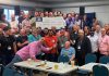 Members of 100 Men Kawartha Lakes gathered at the Fenelon Falls Legion on June 5, 2025, where they voted to donate over $10,000 to the Lindsay Agricultural Society, and $2,500 each to Lindsay Little Theatre and the Kinsmen Club of Lindsay. (Photo: 100 Men Kawartha Lakes)