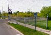 The rail crossing on Burnham Street south of Westwood Drive in Cobourg. (Photo: Google Maps)