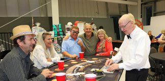A recent "gaming night" hosted by Community Care Peterborough (CCP) and the Apsley and District Lion's Club netted more than $16,000 for supports and services provided to area residents by CCP's Apsley service office. (Photo: Jim O'Shea)