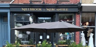 Millbrook Mercantile is a destination shop in the Township of Cavan Monaghan with more than 100 cheeses, meats, and boutique wines, as well as all-natural clothing, home decor, and art made from small businesses and artisans based locally, across Canada, and around the world. A menu of sandwiches, charcuteries, and salads use locally sourced produce, meats, and ingredients which can be enjoyed on a seasonal streetside patio. (Photo courtesy of Millbrook Mercantile)