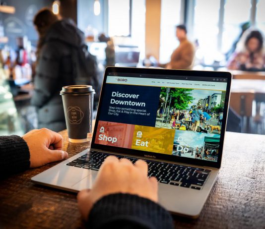 The Peterborough Downtown Business Improvement Area (DBIA) has officially unveiled its redeveloped website at TheBoro.ca. The website offers residents and visitors an interactive business directory, events calendar, trip-planning content, access to The Boro gift card and The Boro merchandise, and more. (Photo courtesy of Peterborough DBIA)