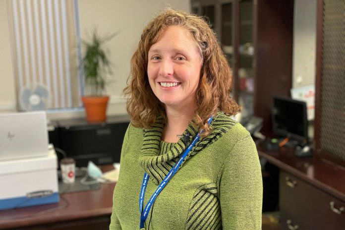 Dr. Natalie Bocking is the deputy medical officer of health for Haliburton Kawartha Northumberland Peterborough Public Health, the legal name of the recently merged Haliburton, Kawartha, Pine Ridge District Health Unit and Peterborough Public Health. Despite the merger, members of the public should continue to engage with their local public health offices as usual until otherwise directed. (Photo: Haliburton, Kawartha, Pine Ridge District Health Unit) Dr. Natalie Bocking is the deputy medical officer of health for Haliburton Kawartha Northumberland Peterborough Public Health, the legal name of the recently merged Haliburton, Kawartha, Pine Ridge District Health Unit and Peterborough Public Health. Despite the merger, members of the public should continue to engage with their local public health offices as usual until otherwise directed. (Photo: Haliburton, Kawartha, Pine Ridge District Health Unit)