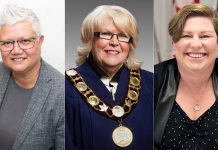 Peterborough city councillor and deputy mayor Joy Lachica, Peterborough County warden Bonnie Clark, and North Kawartha mayor Carolyn Amyotte are elected officials in the Kawarthas region who have pledged to "Elect Respect" by signing a new motion that calls to stand up to abuse and harassment faced by politicians, especially those who are women or ethnic minorities. (kawarthaNOW collage)