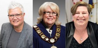 Peterborough city councillor and deputy mayor Joy Lachica, Peterborough County warden Bonnie Clark, and North Kawartha mayor Carolyn Amyotte are elected officials in the Kawarthas region who have pledged to "Elect Respect" by signing a new motion that calls to stand up to abuse and harassment faced by politicians, especially those who are women or ethnic minorities. (kawarthaNOW collage)