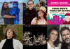encoreNOW for June 16, 2025 features (from left to right, top and bottom) the Nogojiwanong Indigenous Fringe Festival with Songs from Gichi-Gamiing featuring Baabii & Friends among other shows at the Peterborough Theatre Guild, The Salt Cellars at Havelock Stone Hall, Globus Theatre's production of Norm Foster's "Come Down From Up River" in Bobcaygeon, Serena Ryder opening Peterborough Musicfest, Lighthouse at Westben in Campbellford, and Julia Scaringi and Jay Davis in the world premiere of "The Housekeeper" at 4th Line Theatre in Millbrook. (kawarthaNOW collage)