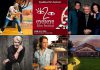encoreNOW for June 2, 2025 features (from left to right, top and bottom) "Fireside Munsch" by M. John Kennedy at Peterborough's Jalynn Bennett Amphitheatre, Film Access Northumberland's Eye2Eye Film Festival at Cobourg's Concert Hall at Victoria Hall, LeRoy Anderson and Donna Ramsay of "The Tommy Hunter Show" with Whiskey Jack at Peterborough's Air Force Club, Tom Cochrane at Lindsay's Academy Theatre, "Waitress" at Port Hope's Capitol Theatre, and "The Wizard of Oz" at Campbellford's Westben. (kawarthaNOW collage)