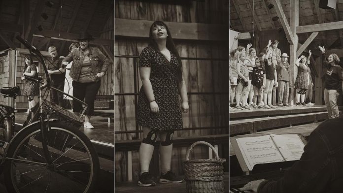 Rehearsal photos from the Westben production of the musical "The Wizard of Oz," which runs for six performances from June 13 to 22, 2025 at The Barn in Campbellford. (Photos: Westben / Facebook)