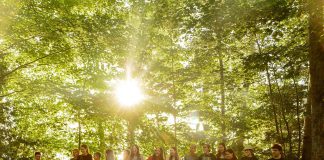 Summer camp staff at Camp Kawartha, whose outdoor and environmental education programs and camps immerse children in nature, promoting a oneness with the Earth. (Photo courtesy of Camp Kawartha)