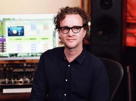 Peterborough native Greg Wells, pictured at his Rocket Carousel Studio in Los Angeles in 2016, is a Grammy award-winning record producer, songwriter, and multi-instrumentalist who also funds music scholarships in Canada and donates instruments to students around the world. He was appointed a member of the Order of Canada on June 30, 2025. (Photo courtesy of Greg Wells)