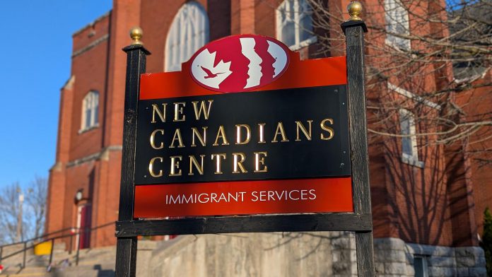 New Canadians Centre is located at 221 Romaine Street in Peterborough, in the St. James United Church building that the non-profit organization recently purchased after being a tenant for over a decade. Last year alone, the New Canadians Centre supported over 2,100 people who came to Canada from over 100 different countries, speaking more than 70 different languages. (Photo: Bruce Head / kawarthaNOW)