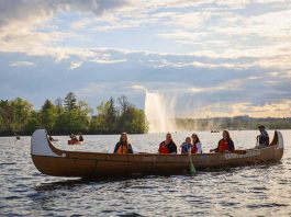 The New Canadians Centre's fifth annual "Lessons from the Land" event on July 1, 2025 features a range of Indigenous-led programs and activities at the Jiimaan Kinomaagewin / Canadian Canoe Museum in Nogojiwanong-Peterborough. With a focus on learning from the water, the day will include a Voyageur canoe tour of Little Lake led by the museum. All events are free and family friendly, though advanced registration is required for the canoe tour. (Photo: The Canadian Canoe Museum)