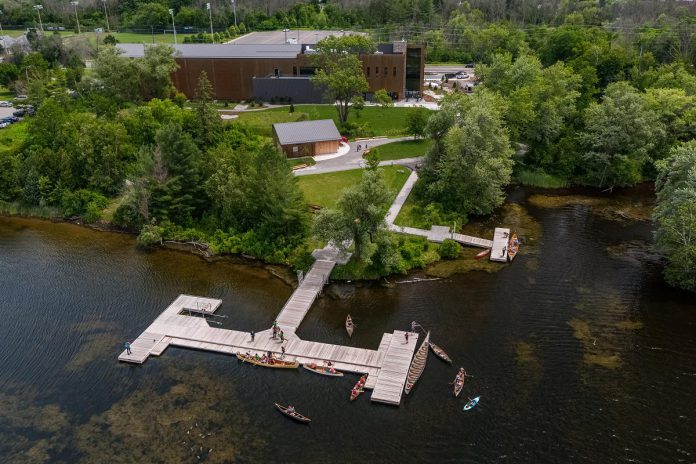 The New Canadians Centre is hosting the 2025 "Lessons from the Land" event on Canada Day at the Jiimaan Kinomaagewin / Canadian Canoe Museum on the shores of Little Lake in Nogojiwanong-Peterborough. When the event ends just after 1 p.m., participants can explore the museum's exhibits free of charge, courtesy of the New Canadians Centre. (Photo: Justen Soule)