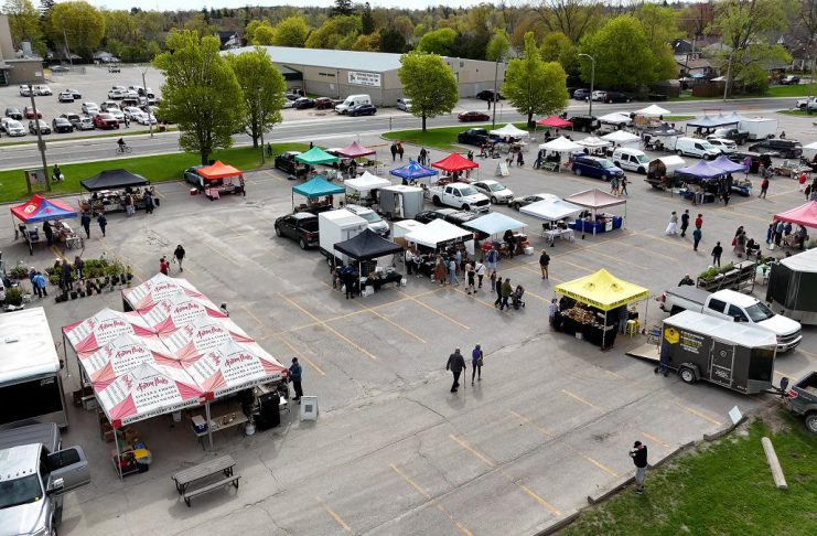 For 200 years, the original Peterborough Farmers' Market has provided a year-round location for residents to source authentic, locally produced fruits and vegetables, dairy, and preserves, as well as artisan and other products and food made by local small businesses. In honour of the milestone anniversary in 2025, a celebration will be held during the market at Morrow Park on Saturday, July 19 and will feature live music, prizes and giveaways, and a kids' corner of activities. (Photo courtesy of Peterborough Farmers' Market)
