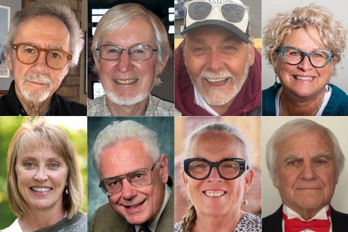The 2025 inductees of the Peterborough & District Pathway of Fame (left to right, top and bottom): Jerry Allen, Roy Craft, Ted Dawes, Susan Dunkley, Julie Fallis, the late Dr. Garry Humphreys, Peggy Shaughnessy, and Bob Trennum. (kawarthaNOW collage of supplied photos) The 2025 inductees of the Peterborough & District Pathway of Fame (left to right, top and bottom): Jerry Allen, Roy Craft, Ted Dawes, Susan Dunkley, Julie Fallis, the late Dr. Garry Humphreys, Peggy Shaughnessy, and Bob Trennum. (kawarthaNOW collage of supplied photos)