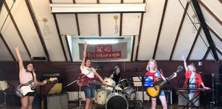 After a hiatus since 2019, RC4G* Peterborough is bringing back the popular Rock Camp for girls and gender non-conforming youth aged 10 to 14 years old. Taking place from July 28 to August 1, 2025 at Sadleir House in Peterborough, the day camp will include workshops, arts and crafts, music lessons, and the opportunity for youth to write and rehearse an original song with a band of their peers and perform it for friends and family as the "Big Gig" at the end of the camp. (Photo: RC4G* Peterborough)