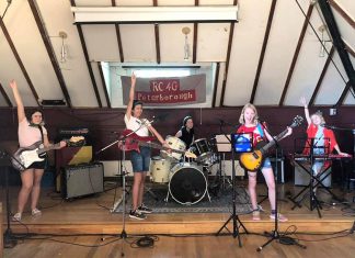 After a hiatus since 2019, RC4G* Peterborough is bringing back the popular Rock Camp for girls and gender non-conforming youth aged 10 to 14 years old. Taking place from July 28 to August 1, 2025 at Sadleir House in Peterborough, the day camp will include workshops, arts and crafts, music lessons, and the opportunity for youth to write and rehearse an original song with a band of their peers and perform it for friends and family as the "Big Gig" at the end of the camp. (Photo: RC4G* Peterborough)
