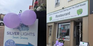 Susan Fisher, managing director of Silver Lights Senior Services in Lindsay, is looking to partner with Kawartha Lakes restaurants to offer dementia-friendly dining as a way of honouring her late mother who had Alzheimer's disease and supporting others who are walking a similar path. The inaugural event was held on June 13, 2025 at Charmin's Wholesome Foods Catering and The Club House in Lindsay. (Photos: Silver Lights Senior Services)