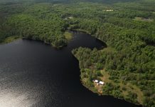 A portion of the privately owned 26,300-acre property south of Bancroft known as 'The Park'. Land'escapes owner Ben Samann has worked with the Ontario Conservation Accelerator to have the property recognized as a protected area by both the Governments of Ontario and Canada. (Photo: Office of Minister Todd McCarthy)