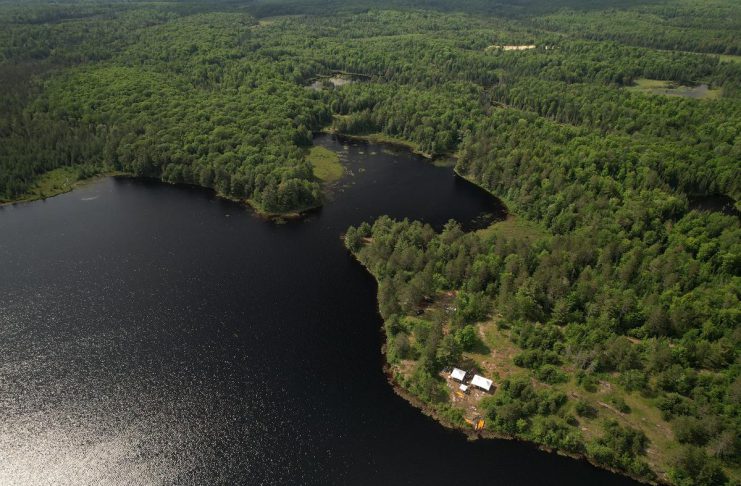A portion of the privately owned 26,300-acre property south of Bancroft known as 'The Park'. Land'escapes owner Ben Samann has worked with the Ontario Conservation Accelerator to have the property recognized as a protected area by both the Governments of Ontario and Canada. (Photo: Office of Minister Todd McCarthy)