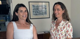 Peterborough MP Emma Harrison with Anna Gainey, Canada's secretary of state for children and youth, during a visit on July 17, 2025. The MP for the Montreal area riding of Notre-Dame-de-Grâce-Westmount where she was raised is one of four children born to Peterborough native and former Montreal Canadiens great Bob Gainey and his wife Cathy. (Photo: Office of Anna Gainey)