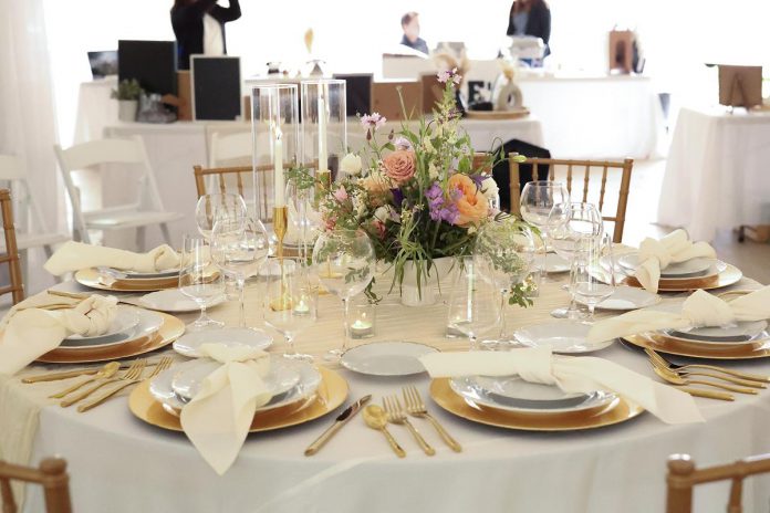 Clients of Pondview Estates will get access to a coordinator for the day of the wedding through Samantha Ann & Co., but will have entire freedom on the details for their special day. With a commitment to helping grow the wedding industry in Peterborough County, the venue works with other local businesses for its spacious tent, table and chair rentals, dishware, catering, décor, flowers, photography, and more. (Photo: Shannon FC Photography)