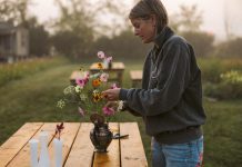 Kelly Convery left her stressful career working as a paramedic for Peterborough County to begin Sanctuary Flower Fields in the Township of Selwyn. Growing cut flowers as well as offering photography sessions and regular wellness events, retreats, and workshops in partnership with many local businesses and artisans, the farm is committed to offering a destination location to connect with nature for health and rejuvenation. (Photo: Mary Zita Payne Photography)