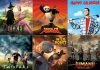 The lineup for the Movies at the Park free outdoor movie series, running every Tuesday evening from July 8 to August 12 at Quaker Foods City Square in downtown Peterborough. The series is presented by the Peterborough Downtown Business Improvement Area (DBIA) with sponsorship by the City of Peterborough and local businesses. (kawarthaNOW collage)
