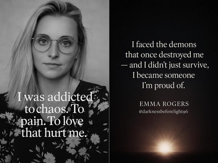 After navigating undiagnosed mental illness since childhood, Campbellford registered nurse Emma Rogers was in a mental health facility in 2023 where she began to use writing as part of her recovery and healing. On July 26, 2025, she will be releasing her memoir "Darkness Before Light" and has created an online community to support others struggling with their mental health. (Photos courtesy of Emma Rogers)