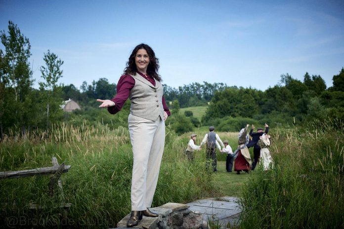 "Wild Irish Geese" playwright and actor Megan Murphy and cast members from the upcoming world premiere production, directed by Kim Blackwell, running from July 29 to August 30, 2025 at 4th Line Theatre in Millbrook. (Photo: Wayne Eardley, Brookside Studio)