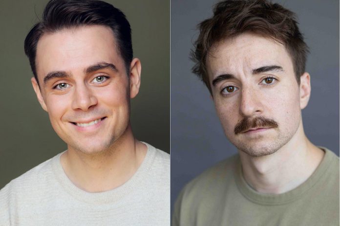 Jack Copland and Calvin Rea star in dual roles as two competing comic double acts in Globus Theatre's production of "The Comeback" by Ben Ashenden and Alex Owen, a U.K. comedy writing and acting duo. The Canadian premiere of the hit comedy runs for 11 performances in Bobcaygeon from July 30 to August 9, 2025. (kawarthaNOW collage of supplied photos) Jack Copland and Calvin Rea star in dual roles as two competing comic double acts in Globus Theatre's production of "The Comeback" by Ben Ashenden and Alex Owen, a U.K. comedy writing and acting duo. The Canadian premiere of the hit comedy runs for 11 performances in Bobcaygeon from July 30 to August 9, 2025. (kawarthaNOW collage of supplied photos)