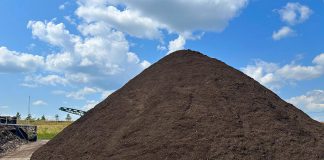In the first five months of 2025 alone, the City of Peterborough's organics program has diverted almost 600 tons of organic waste from the landfill. Finished compost produced at the Peterborough Organics Facility, which meets the highest quality standard, is now available for purchase at the Bensfort Road landfill site and at GreenUP's Ecology Park. (Photo: Barry Campbell / City of Peterborough)