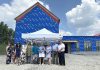 Provincial and municipal politicians and healthcare representatives gathered at the Summit Wellness Centre under construction in Coboconk on July 15, 2025 for an announcement of $3,493,400 in funding from the Ontario government to the Kawartha Lakes Haliburton Ontario Health Team for the Kawartha North Family Health Team to expand interprofessional primary care teams to Coboconk, Woodville, and Minden so that up to 6,902 people have access to primary healthcare. (Photo: City of Kawartha Lakes)
