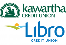 Kawartha Credit Union and Libro Credit Union logos
