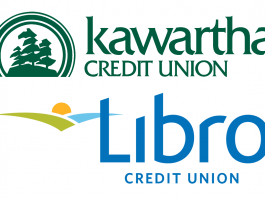 Kawartha Credit Union and Libro Credit Union logos