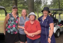 Founded in 2024 by Susan Williamson, Women's Adventures in Golf is a Peterborough-based volunteer group dedicated to making a welcoming space for women to learn and play golf in a noncompetitive environment while raising funds for local charities. The group is inviting both new and experienced female golfers of all skill levels to participate in the final two events of the 2025 season: "Jettsetter" taking place at Heron Landing Golf Club in Peterborough on Sunday, August 24 and "Mystery at the Club" at Katchiwano Golf Club on Sunday, September 14. (Photo courtesy of Women's Adventures in Golf)