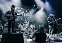 Veteran Toronto-based indie rock band By Divine Right, led by guitarist and vocalist José Miguel Contreras and whose former members include Broken Social Scene's Brendan Canning and Feist, is performing at The John at Sadleir House in Peterborough on Friday night with openers Valleyspeak and Jenina MacGillivray. (Photo: Bob Cliofi)
