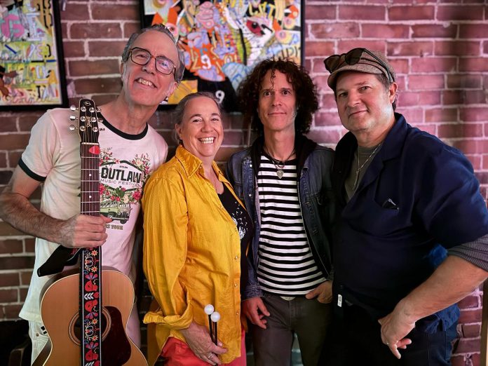 Ottawa indie folk-pop band Tin Constellations (Brent Smith, Rob Snasdell-Taylor, Andrew Robertson, and Christine Graves) performs at Jethro's Bar & Stage in downtown Peterborough on Saturday evening. (Photo via Tin Constellations website) Ottawa indie folk-pop band Tin Constellations (Brent Smith, Rob Snasdell-Taylor, Andrew Robertson, and Christine Graves) performs at Jethro's Bar & Stage in downtown Peterborough on Saturday evening. (Photo via Tin Constellations website)