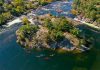 Paddlers explore the majestic Burleigh Falls in the Township of North Kawartha. Taking a guided excursion with Lovesick Kayaking is only one of the outdoor adventures you can enjoy when road tripping in North Kawartha, located in the most northern reaches of Peterborough County. (Photo: Regional Tourism Organization 8)
