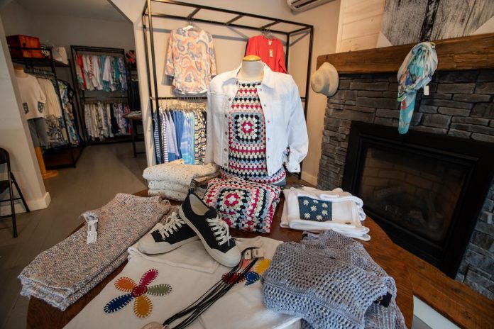 DJC Casual Clothing on Burleigh Street in Apsley offers curated collections of exclusive, cozy, cottage-chic, and fashion-forward styles. (Photo: Kasandra Bateman)