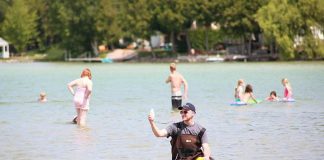 Regional health units regularly test the quality of water at beaches in the Kawarthas region during the summer months. (Photo: Peterborough Public Health)