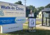 Port Hope mayor Olena Hankivsky speaks outside the Port Hope Walk-in Clinic at 99 Toronto Road on July 16, 2025, announcing the results of a recent 10-day fundraising campaign to support the clinic that raised more than $189,000, including a matching donation from the Port Hope & District Healthcare Foundation. The funds will allow for the hiring of nurse practitioners to increase the hours and days the clinic is open and also provide mental health services. (Photo: Municipality of Port Hope)