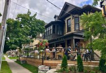 Patrons enjoying the patio at Publican House's restaurant in 2019. (Photo: Maryam Monsef)