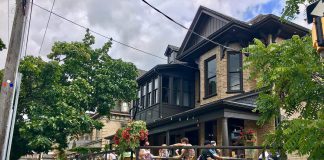 Patrons enjoying the patio at Publican House's restaurant in 2019. (Photo: Maryam Monsef)