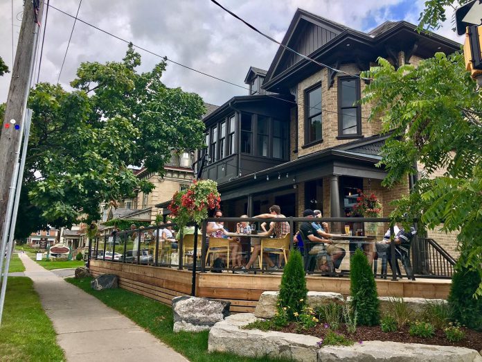 Patrons enjoying the patio at Publican House's restaurant in 2019. (Photo: Maryam Monsef)