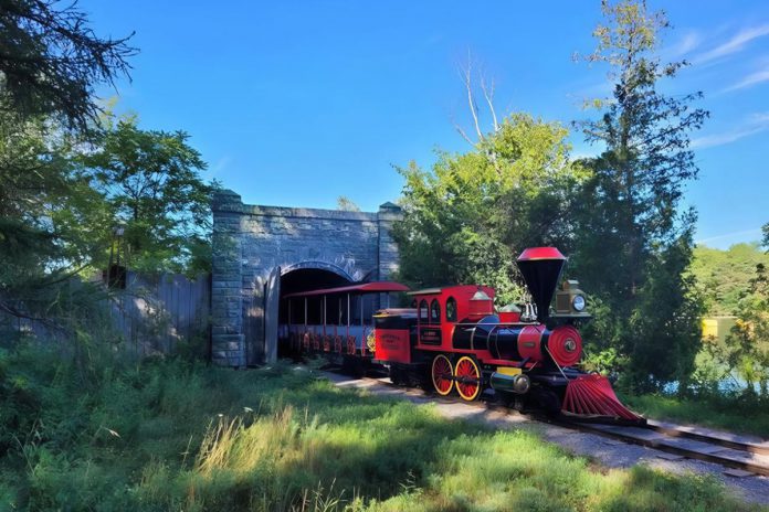 Established in 1974 by James Hamilton, the miniature train ride at Peterborough's Riverview Park and Zoo features a miniature replica of an 1860 locomotive. (Photo: Riverview Park and Zoo) Established in 1974 by James Hamilton, the miniature train ride at Peterborough's Riverview Park and Zoo features a miniature replica of an 1860 locomotive. (Photo: Riverview Park and Zoo)