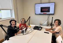Young people learn about the world of podcasting during Venture13 Innovation & Entrepreneurship Centre's STEM Youth Camp in July 2024 in Cobourg. (Photo: Venture13)